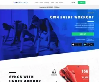 Mapmyfitness.com(Fitness training) Screenshot