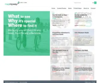 Mapmyway.co.za(Home) Screenshot