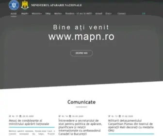 Mapn.ro(Ministerul Apararii Nationale) Screenshot
