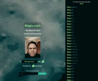 Mapo.com(Site Name For Sale) Screenshot