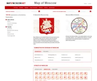 Mapofmoscow.net(Map of Moscow main page) Screenshot