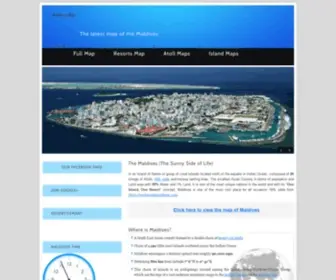 Mapofthemaldives.com(Map of the Maldives) Screenshot