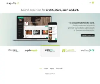 Mapolis.com(Online expertise for architecture) Screenshot