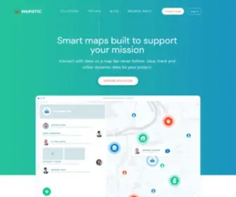Mapotic.com(Maps and data simplified) Screenshot