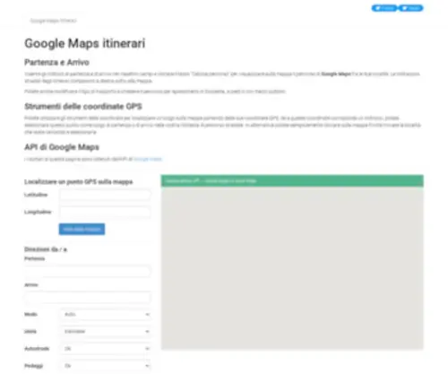 Mappa-Percorso.com(Google Maps Itinerari) Screenshot