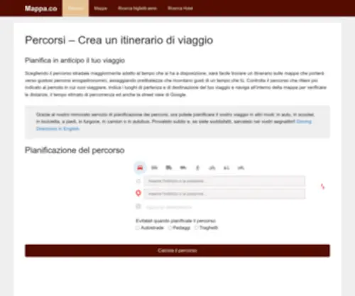Mappa.co(Crea un itinerario di viaggio) Screenshot