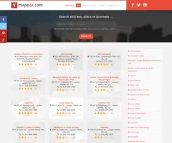 Mappca.com(Find nearby businesses) Screenshot