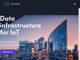 Mapped.com(Data infrastructure for IoT) Screenshot