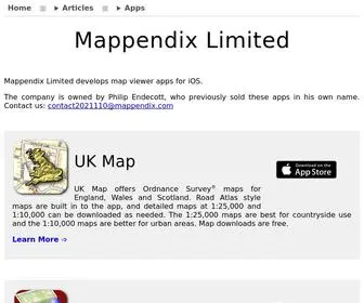 Mappendix.com(Mappendix) Screenshot