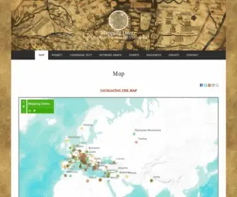 Mappingdante.com(Mapping Dante) Screenshot