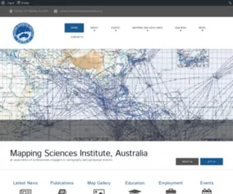 Mappingsciences.org.au(Mapping Sciences Institute) Screenshot