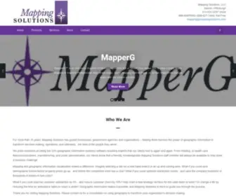 Mappingsolutions.com(Mapping Solutions) Screenshot