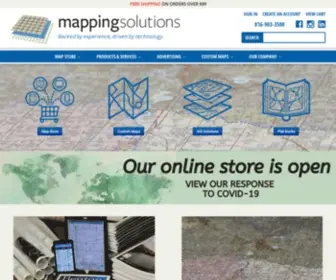 Mappingsolutionsgis.com(Mapping Solutions) Screenshot