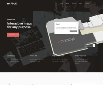 Mapplic.com(Interactive maps for any purpose) Screenshot