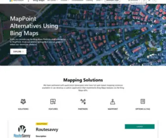 Mappoint.net(MapPoint Alternatives) Screenshot