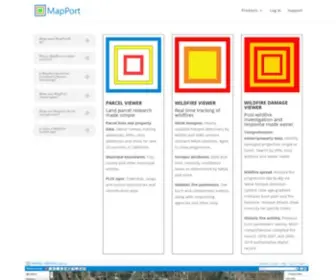 Mapport.com(An online platform) Screenshot