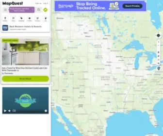 MapQues.com(MapQuest Maps) Screenshot