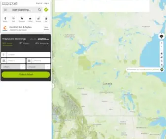 MapQuest.ca(Official MapQuest) Screenshot