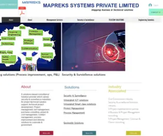 Mapreks.com(MAPREKS systems priva) Screenshot