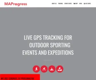 Maprogress.com(Make your next event live for all) Screenshot