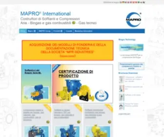 Maproint.com(MAPRO® INTERNATIONAL) Screenshot