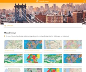 Maps-Brooklyn.com(Brooklyn maps. Brooklyn map. Map of Brooklyn New York) Screenshot