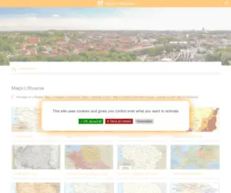 Maps-Lithuania.com(Maps Lithuania) Screenshot