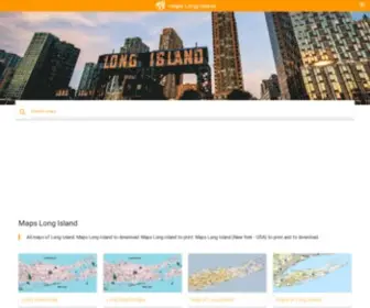 Maps-Long-Island.com(Long Island maps. Long Island map. Map of Long Island New York) Screenshot