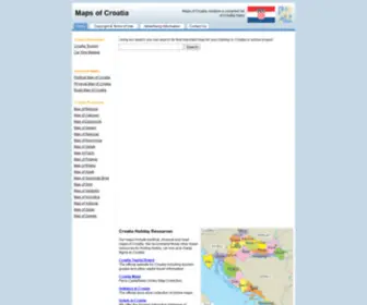 Maps-OF-Croatia.co.uk(Maps of Croatia) Screenshot