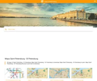 Maps-ST-Petersburg.com(Saint Petersburg) Screenshot