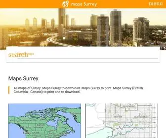 Maps-Surrey.com(Surrey maps. Surrey map. Map of Surrey British Columbia) Screenshot