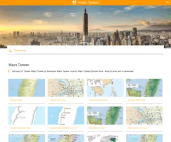 Maps-Taiwan.com(Taiwan maps. Taiwan map. Map of Taiwan Eastern Asia) Screenshot