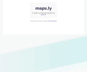 Maps.ly(A really cool domain parked on) Screenshot