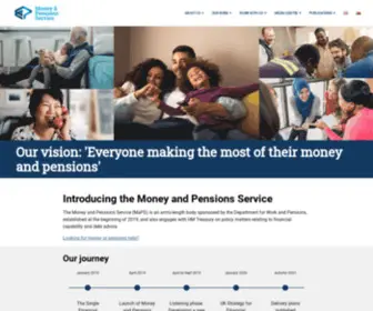 Maps.org.uk(Introducing the Money and Pensions Service The Money and Pensions Service (MaPS)) Screenshot