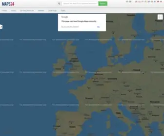Maps24.eu(Térkép) Screenshot