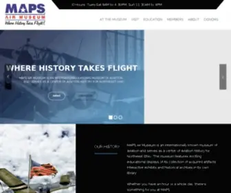 Mapsairmuseum.org(MAPS Air Museum) Screenshot