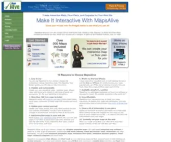 Mapsalive.com(MapsAlive lets you turn any image into an interactive map) Screenshot