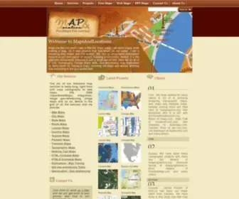 Mapsandlocations.com(Freelance Maps) Screenshot