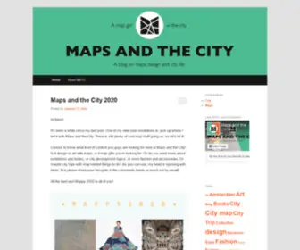 Mapsandthecity.com(Maps and the City) Screenshot