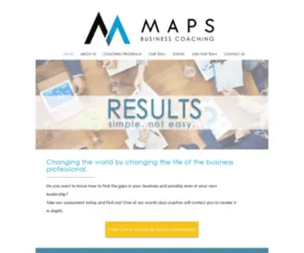 Mapsbusinesstraining.com(MAPS Business Coaching Home) Screenshot