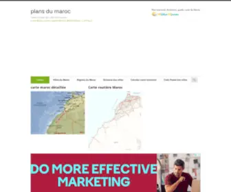 Mapsdumaroc.com(Carte du maroc) Screenshot