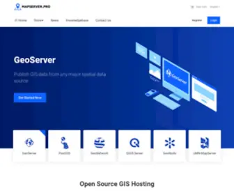 Mapserverpro.com(Mapserver Hosting) Screenshot