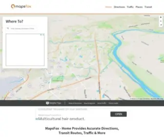Mapsfox.com(Thank you for visiting us) Screenshot