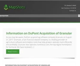 Mapshots.com(MapShots Data Solutions for Agriculture) Screenshot