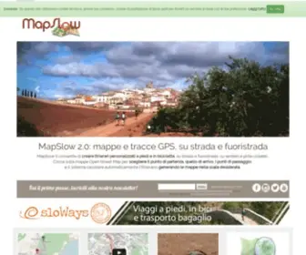 Mapslow.eu(Mappe e itinerari a piedi e in bicicletta) Screenshot