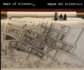 Mapsofsilence.com(Maps of silence) Screenshot