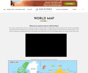 Mapsofworld.com(World Map) Screenshot