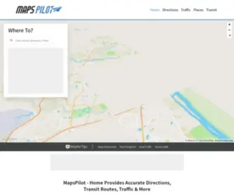 Mapspilot.com(Thank you for visiting us) Screenshot