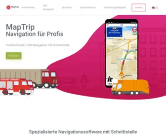 Maptrip.de(Professionelle LKW) Screenshot