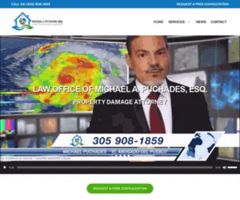 Mapuchadeslaw.com(Michael A. Puchades) Screenshot